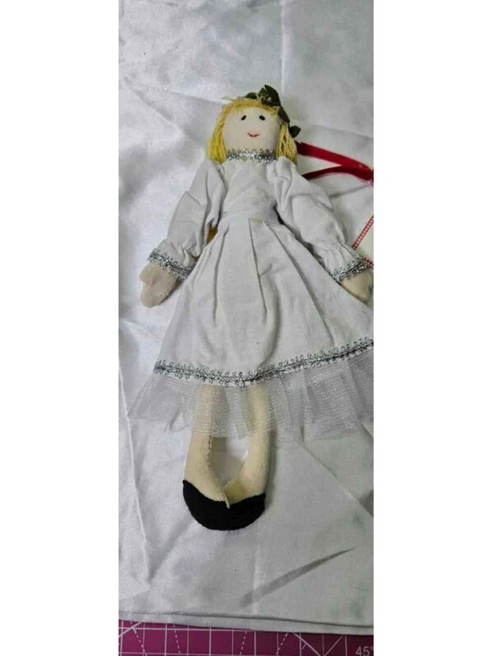Pottery Barn Kids Swedish Girl Christmas Ornament | Cloth Doll Ornament
